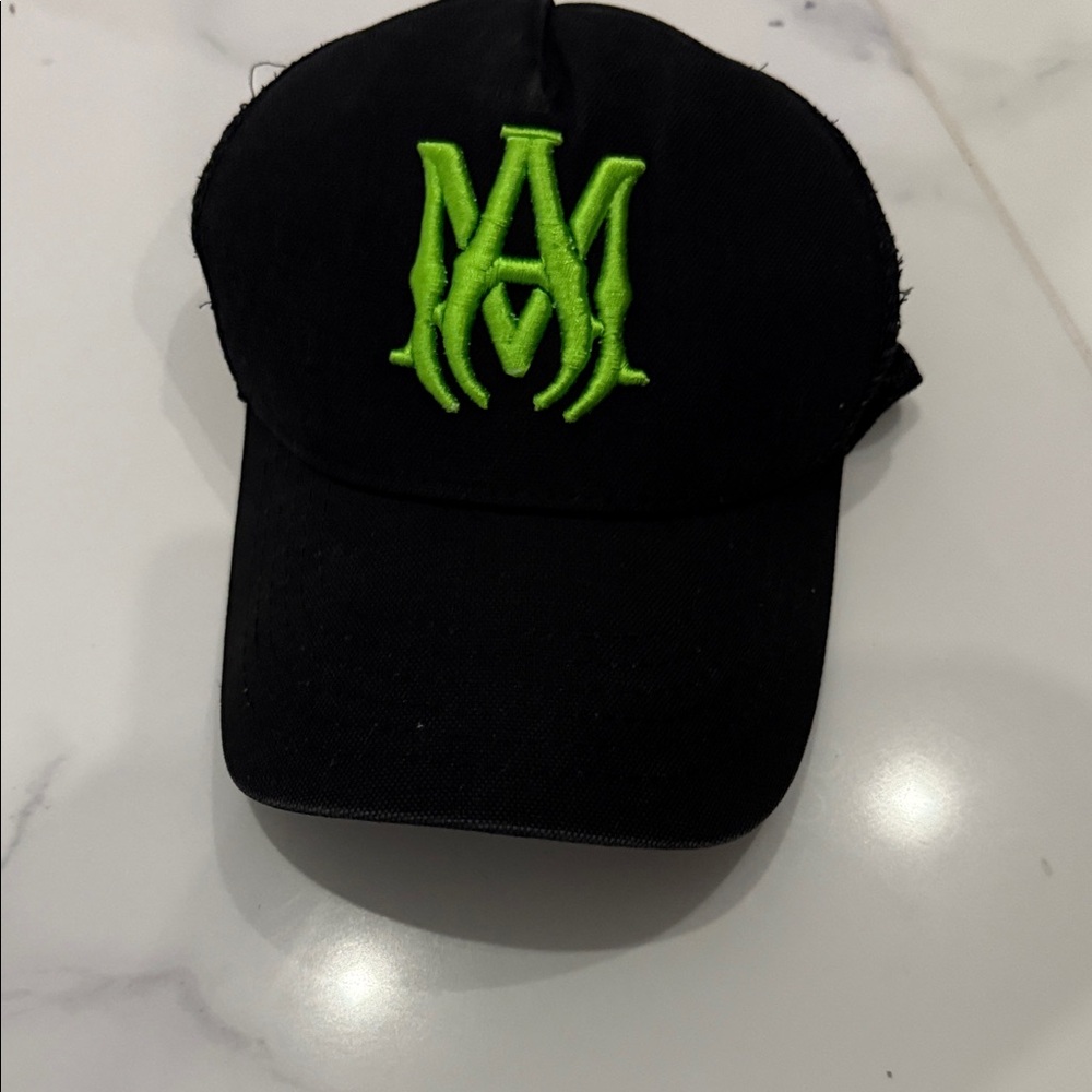 AMIRI Black Mesh Cap